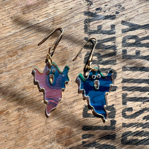 Spooky - Betty - Ghost Acrylic Earrings