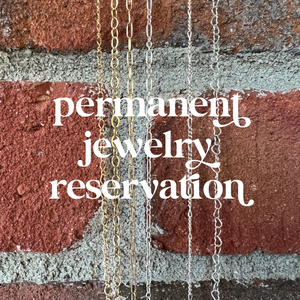 Permanent Jewelry Booking Deposit